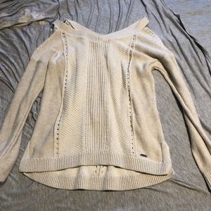 Off the shoulder sweater